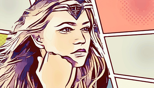 Porträt-Bild von Wonder Woman